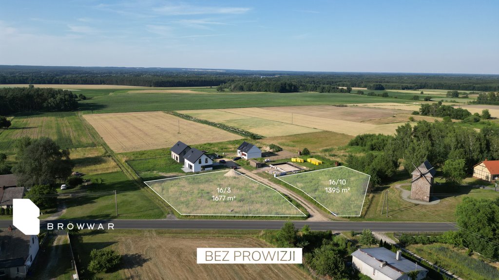 Do sprzedania działka budowlana 1395 m² w Miliczu - cisza i natura Milicz  1 395m2 Foto 1