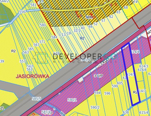 Działka inwestycyjna 1,2 ha przy trasie nr 50 z MPZP Jasiorówka  12 160m2 Foto 1
