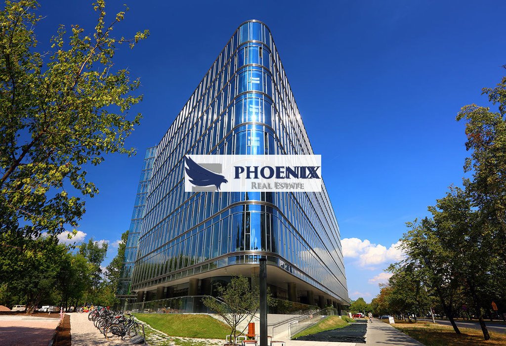 Nowoczesne biuro 206 m2 w sercu Mokotowa z dużymi przeszkleniami Warszawa, Mokotów, Domaniewska  206m2 Foto 1