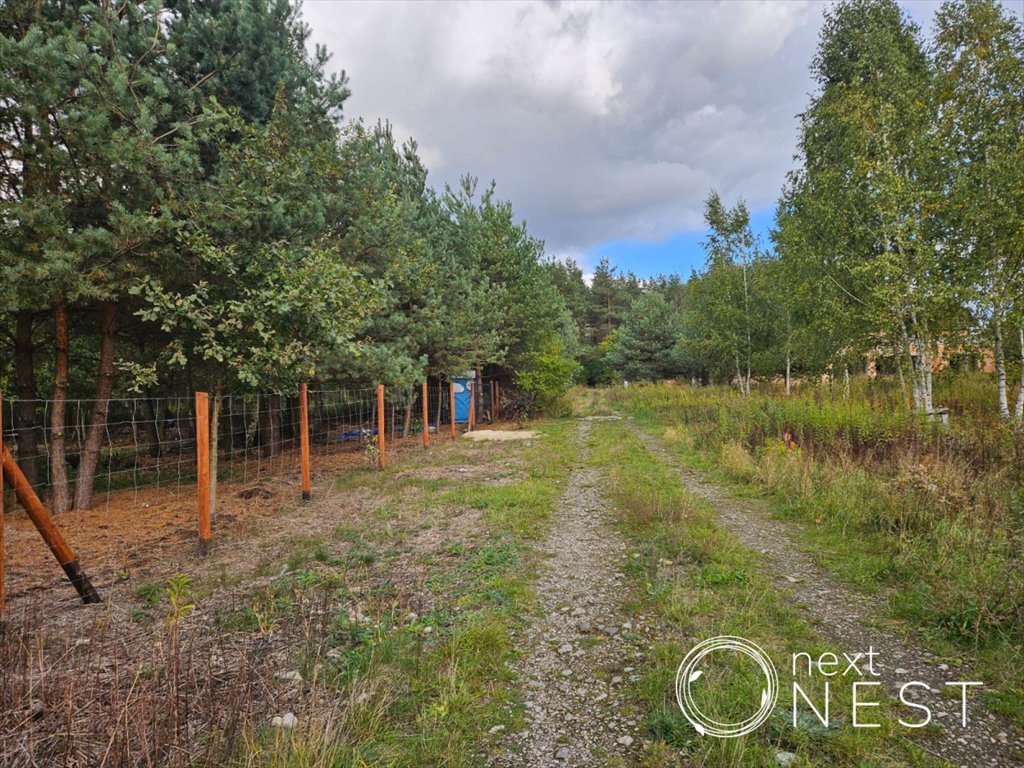 Działka pod zabudowę w Krępie, las, media, 1200 m2 Krępa  1 178m2 Foto 1