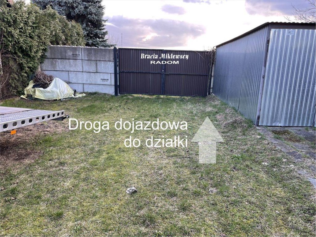 Działka budowlana na sprzedaż Radom, Zamłynie, Wolanowska  873m2 Foto 4