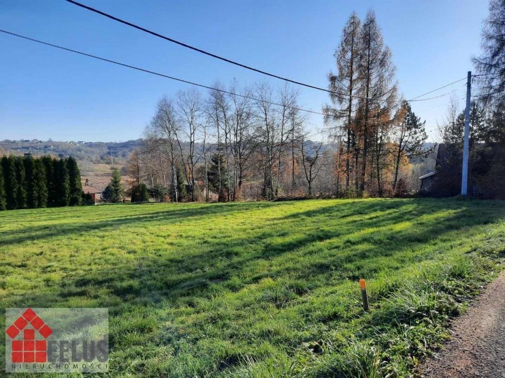 Działki budowlane w Mogilanach, widokowe, asfalt, media Mogilany, Żary  900m2 Foto 1