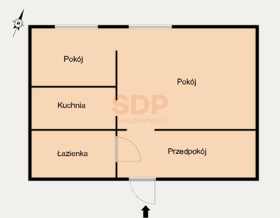 Mieszkanie dwupokojowe na sprzedaż Wałbrzych, Podgórze, Marii Curie-Skłodowskiej  46m2 Foto 4