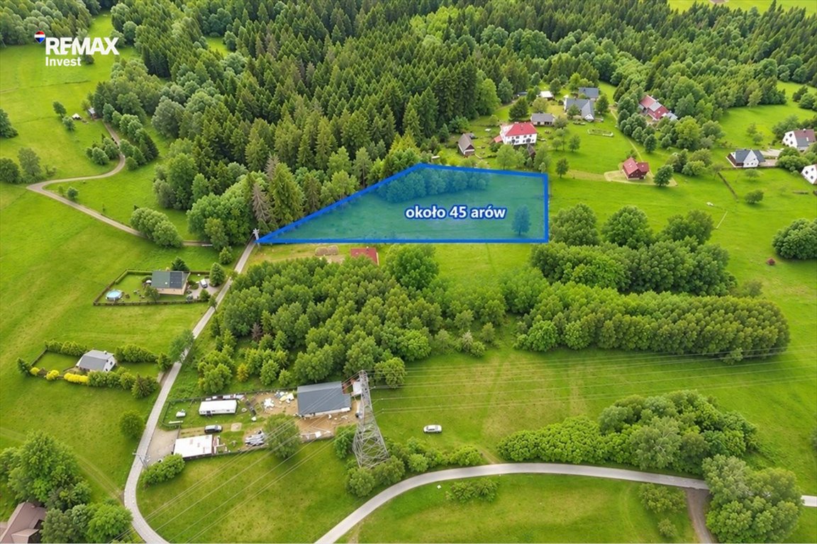Polecam działkę 45 arów w Sól-Kiczora z widokiem na góry Sól-Kiczora, 319C  4 500m2 Foto 1