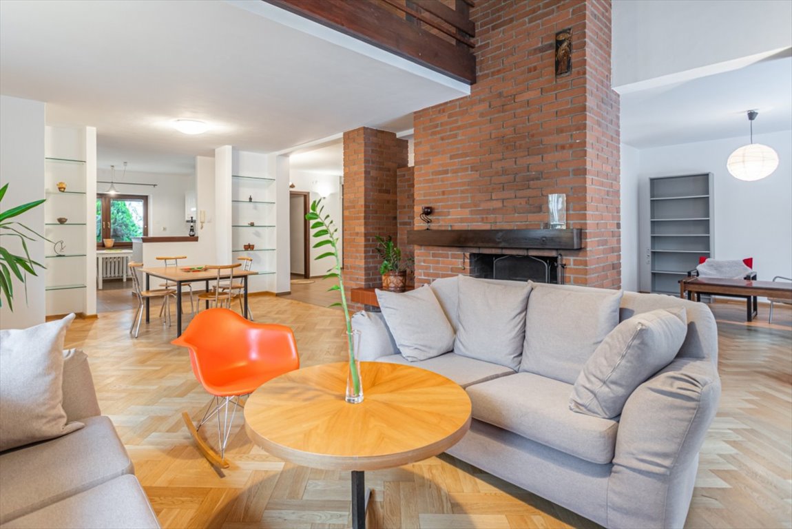 Wynajem domu 305 m2 z ogrodem, sauna, kominek, Wilanów Warszawa, Wilanów, Goplańska  305m2 Foto 1