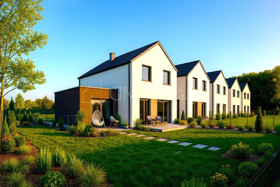 Nowoczesne domy szeregowe z garażem i ogrodem - polecam Czeladź, Madera  124m2 Foto 1
