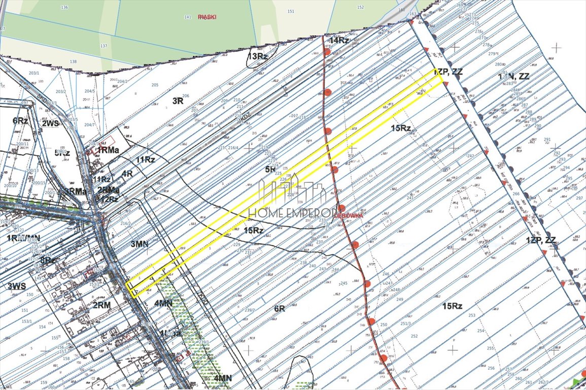 Działka 22 700 m² z mediami, pod dom i rolę - zapraszam Dębówka  22 700m2 Foto 1