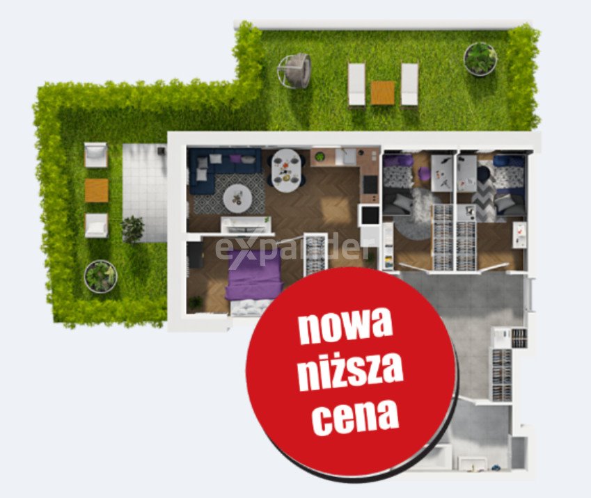 Mieszkanie czteropokojowe  na sprzedaż Kraków, Dębniki, Rydlówka  66m2 Foto 1