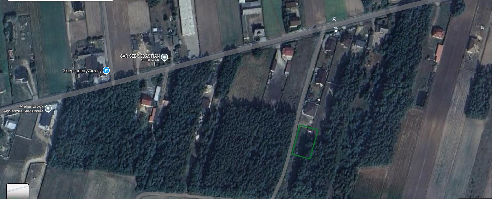 Działka 1000 m² pod dom w otoczeniu lasu, media, asfalt Godziesze Wielkie, Skrzatki  1 000m2 Foto 1