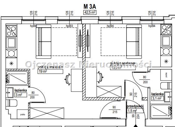 Przestronne 42,5 m² w odrestaurowanej kamienicy z wysokimi pomieszczeniami Bydgoszcz, Śródmieście  43m2 Foto 1