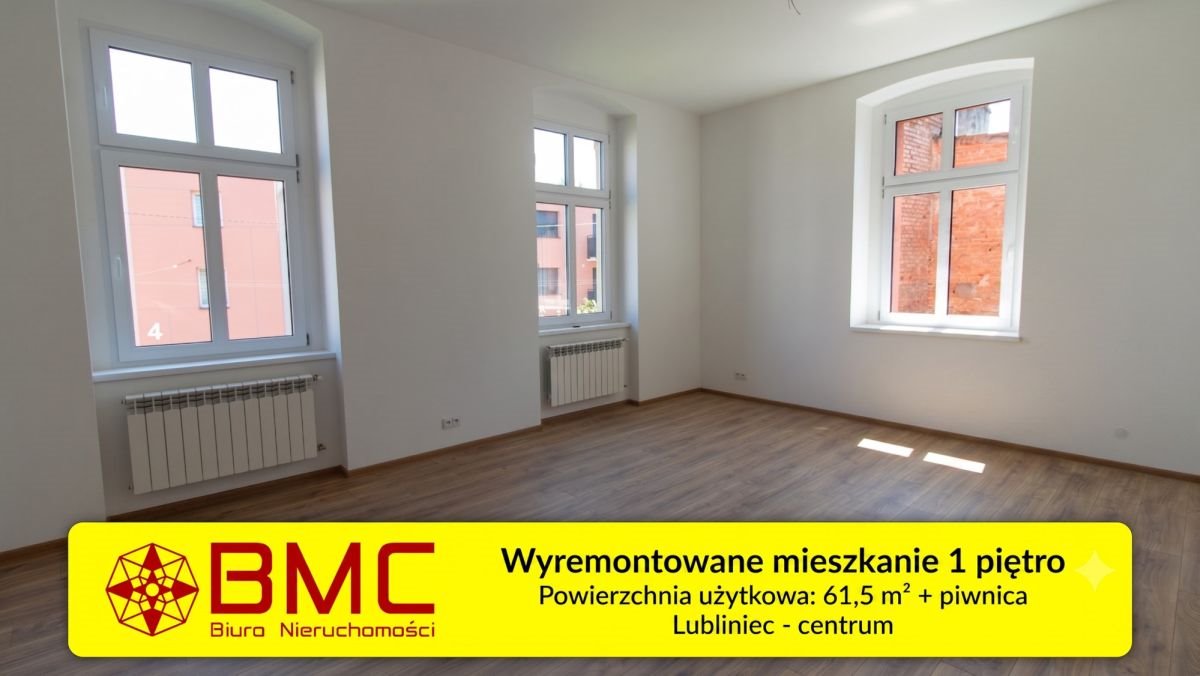 Polecam nowoczesne 2-pokojowe mieszkanie po remoncie z dużą piwnicą! Lubliniec, Powstańców Śląskich  81m2 Foto 1