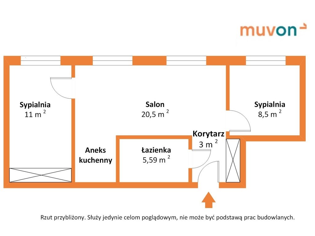 Mieszkanie trzypokojowe na sprzedaż Żagań, Rynek  49m2 Foto 13