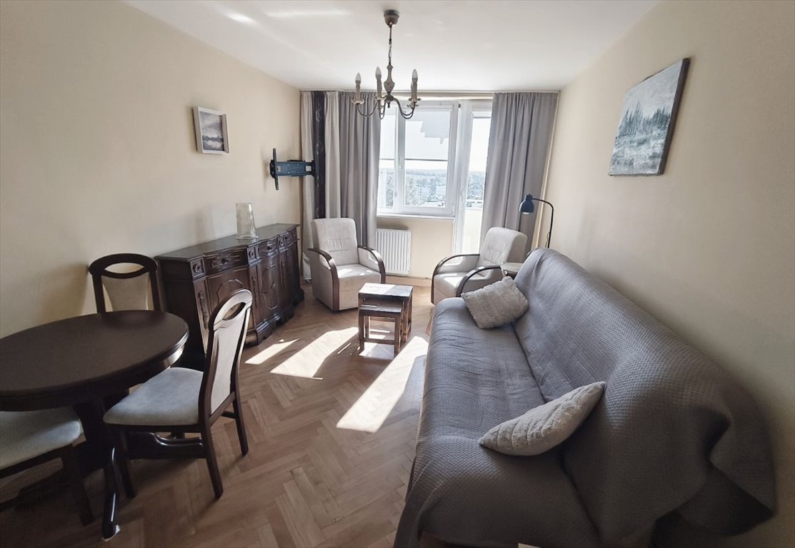 Na wynajem panoramiczne 2-pokojowe mieszkanie 38,5 m² z balkonem Gdynia, Witomino, Strażacka  39m2 Foto 1