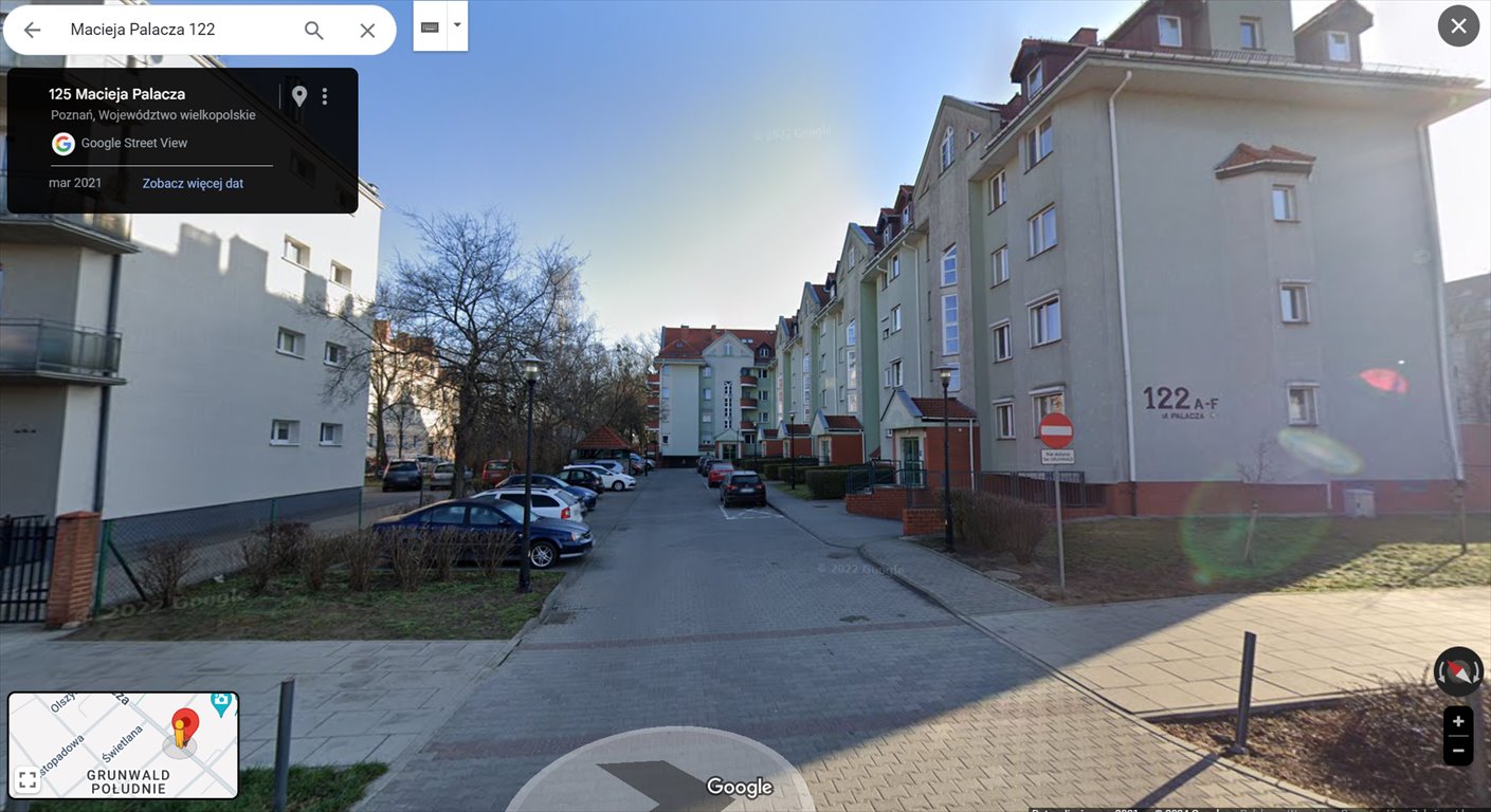 Mieszkanie dwupokojowe na wynajem Poznań, Grunwald, Raszyn, Macieja Palacza 122  56m2 Foto 1