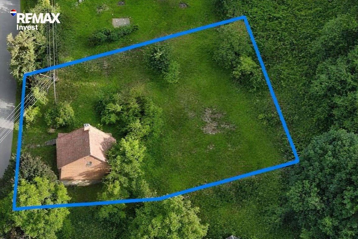 Działka 1100 m² z budynkiem do rozbiórki w Rychwałdzie. Rychwałd, Beskidzka 140  1 100m2 Foto 1