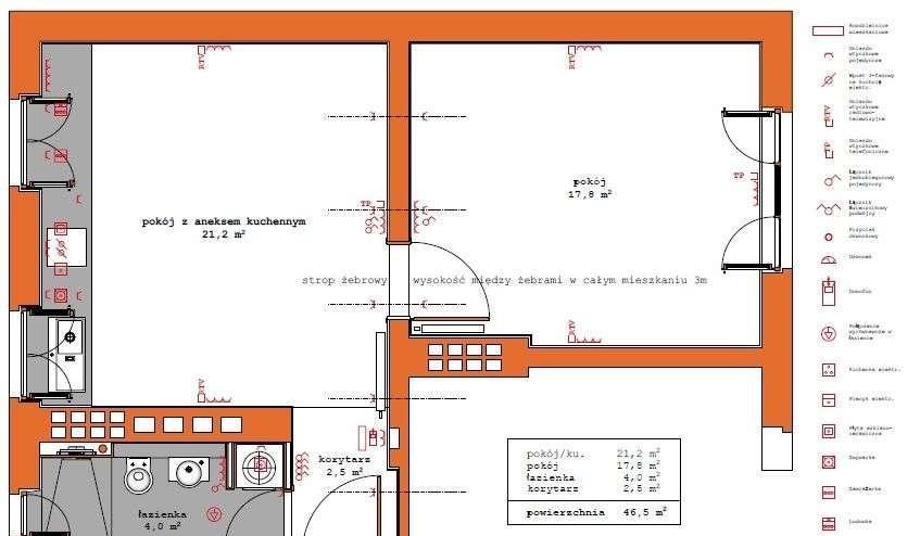 Mieszkanie dwupokojowe na wynajem Gdańsk, Siedlce  46m2 Foto 14