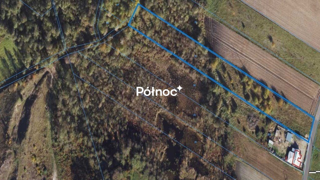 Działka rolna 4700 m² z możliwością budowy i inwestycji Modzerowo  4 700m2 Foto 1