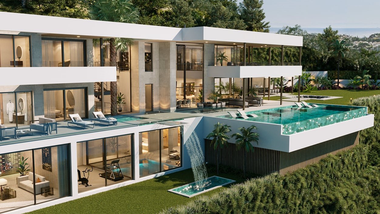 Luksusowa willa 1259 m² z panoramicznym widokiem na Costa del Sol Hiszpania, El Madroñal, El Madroñal, Benahavís, Málaga  1 259m2 Foto 1