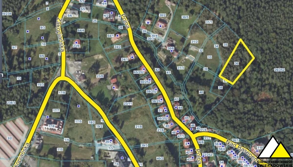 Polecam działkę inwestycyjną z widokiem na Stóg Izerski i las Świeradów-Zdrój, Świeradów Zdrój  3 449m2 Foto 1