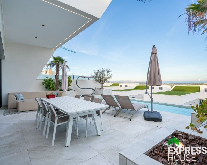 Nowoczesna willa z basenem i widokiem na morze Hiszpania, Rojales  236m2 Foto 1