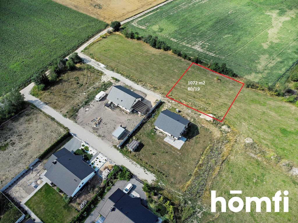 Działka budowlana 1072 m² w Wierzei – uzbrojona, blisko jeziora Szamotuły  1 072m2 Foto 1