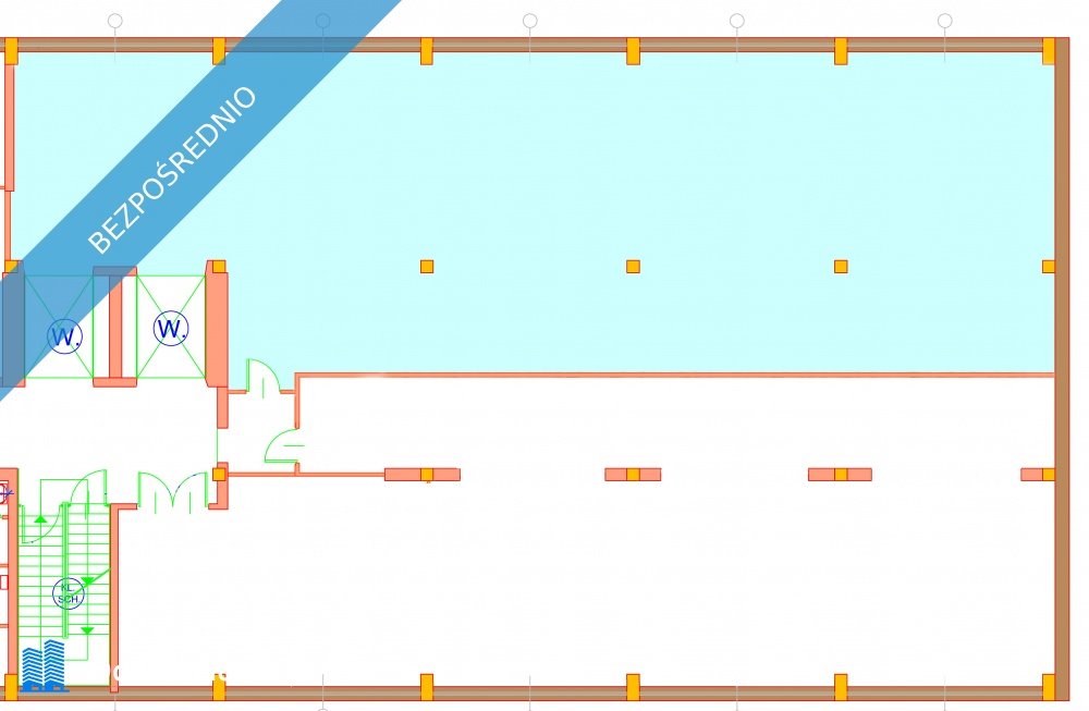 Magazyn i biuro w Kielcach, 251 m2, dostęp windą Kielce, Zagnańska 71  251m2 Foto 1