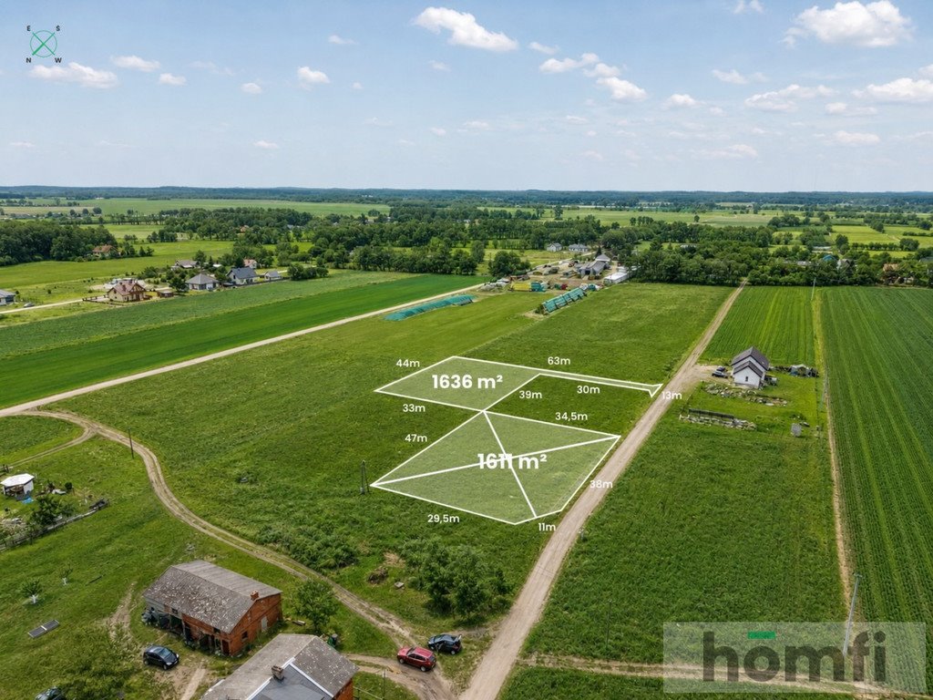 Działki budowlane w Zławiś Wielka z MPZP, 1636 m² Zławieś Wielka, Rzepakowa  1 636m2 Foto 1