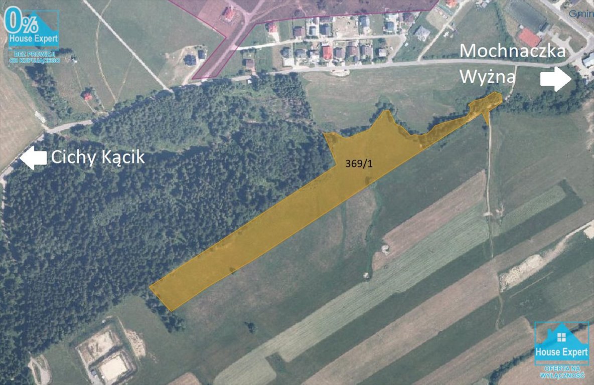 Do sprzedania działka rolna 2,8ha z lasem w Mochnaczce Wyżnej Mochnaczka Wyżna  28 300m2 Foto 1