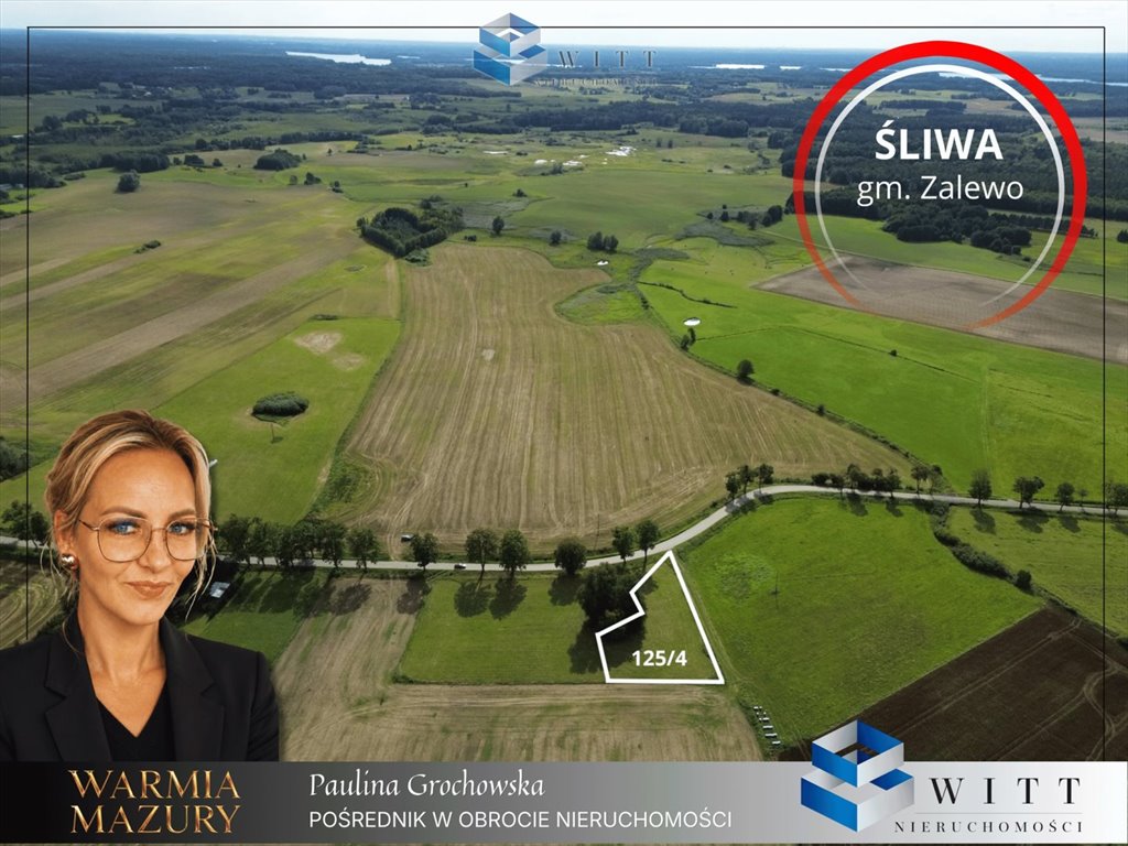 Sprzedam działkę 1834 m² z warunkami zabudowy w Śliwie Śliwa  1 834m2 Foto 1