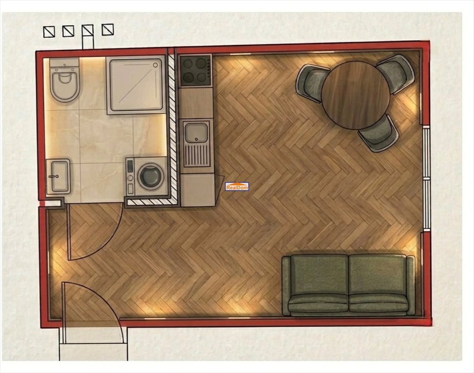 Inwestycyjne 18 m2 w centrum Krakowa – gotowe do wynajmu Kraków, Stare Miasto, Kleparz, Szlak  18m2 Foto 1