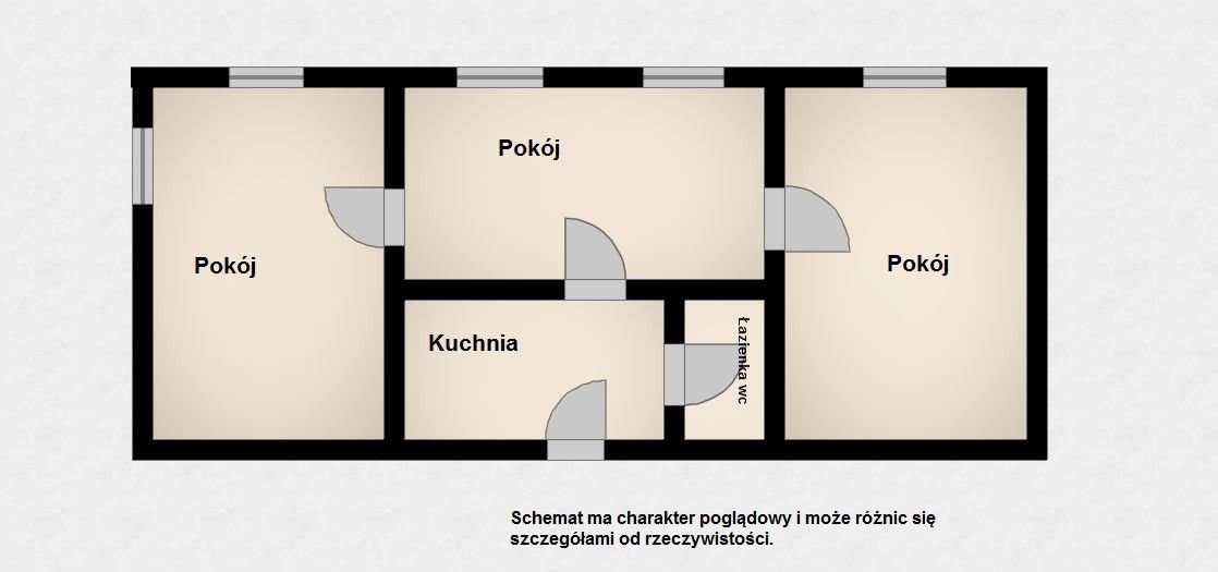 Mieszkanie trzypokojowe na sprzedaż Świdnica  69m2 Foto 19