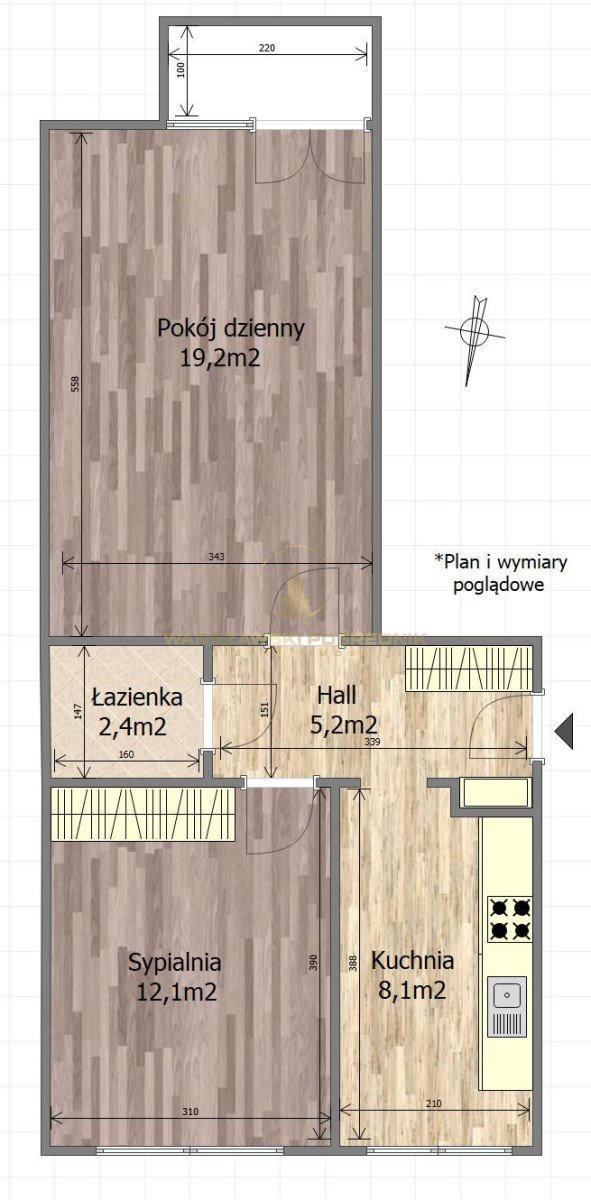 Mieszkanie dwupokojowe na sprzedaż Warszawa, Śródmieście Solec, Górnośląska  46m2 Foto 6