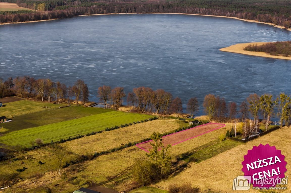Polecam działkę 2351 m² z linią brzegową jeziora Strzeszów  2 351m2 Foto 1