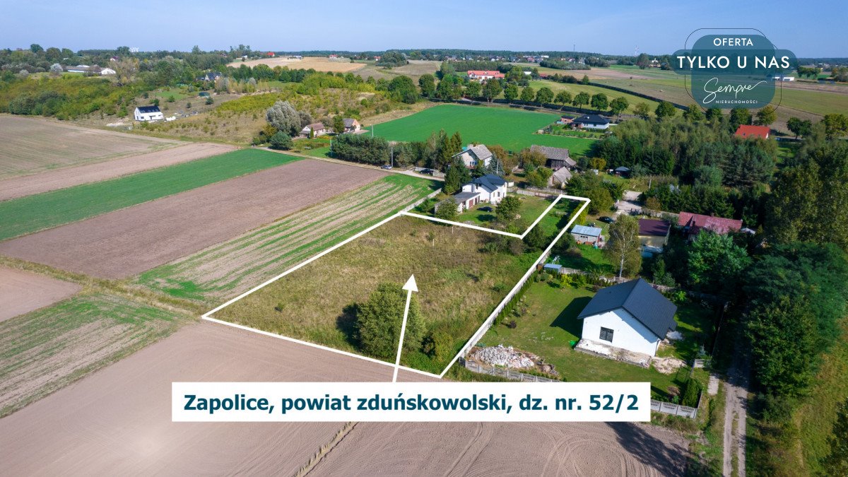 Działka rolna na sprzedaż Zapolice, Łęgowa  3 218m2 Foto 1