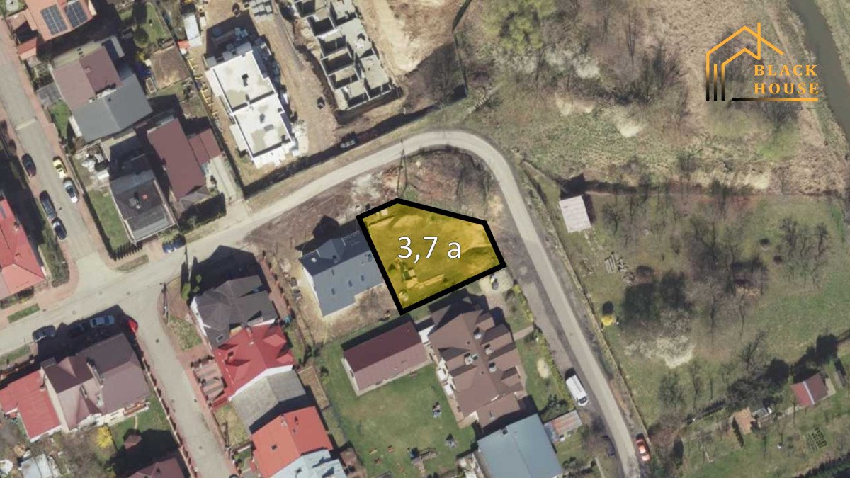 Działka pod dom z warunkami zabudowy, media, 371 m2 Lublin, Dziesiąta, Wita Stwosza  371m2 Foto 1