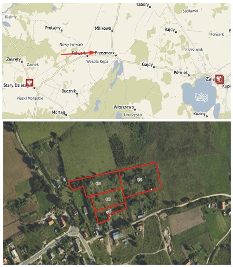 Działka 16,4 ha pod działalność w Przezmarku - przetarg 2026 Przezmark  16 439m2 Foto 1