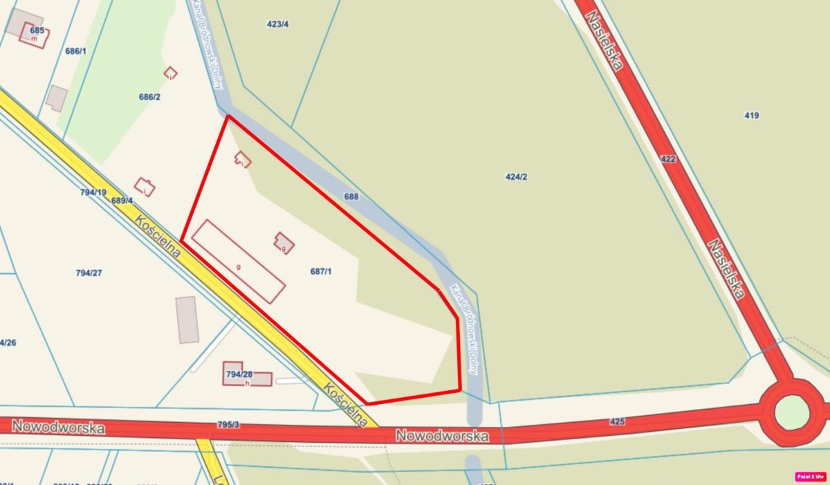 Działka 9 775 m² z możliwością zabudowy i usług Skrzeszew, Kościelna  9 775m2 Foto 1