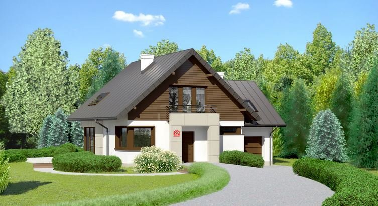 Nowoczesny dom 139,86 m2 w Głogowie Małopolskim, stan surowy Głogów Małopolski  140m2 Foto 1