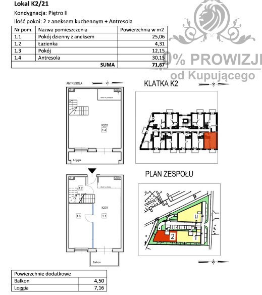 Mieszkanie czteropokojowe  na sprzedaż Wrocław, Fabryczna, Maślice  72m2 Foto 17