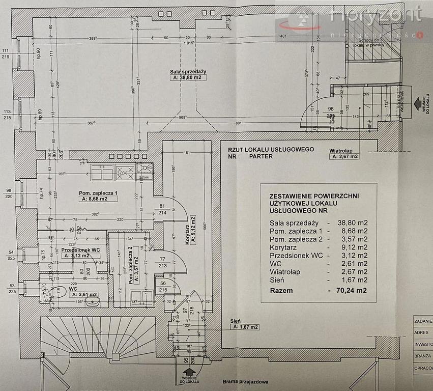 Lokal użytkowy na sprzedaż Szczecin, Centrum  70m2 Foto 10