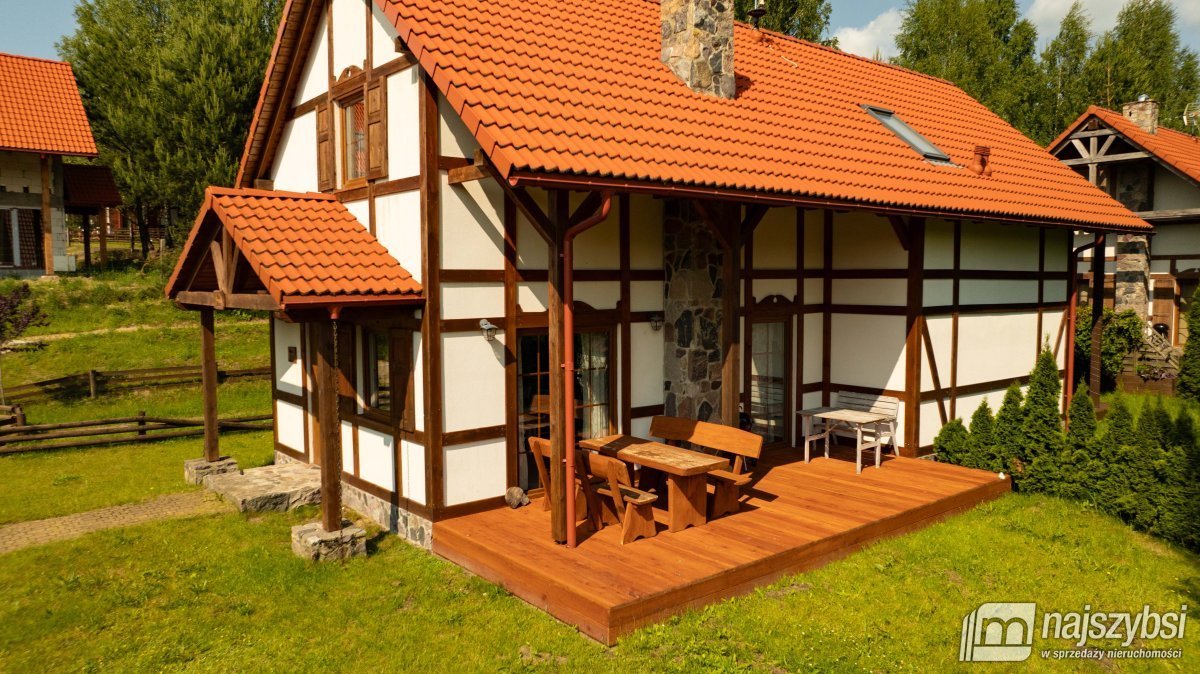Zapraszam do obejrzenia urokliwego domku z tarasem i kominkiem Barkocin  53m2 Foto 1
