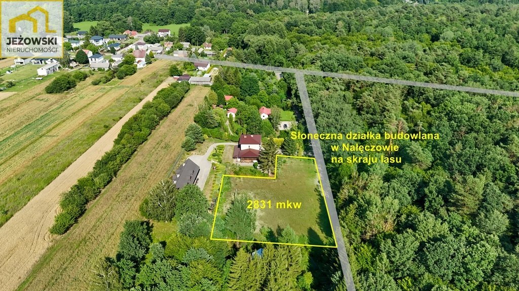 Polecam dużą działkę 2831 m² przy lesie w Nałęczowie Nałęczów, Powstańców 1863 r.  2 831m2 Foto 1