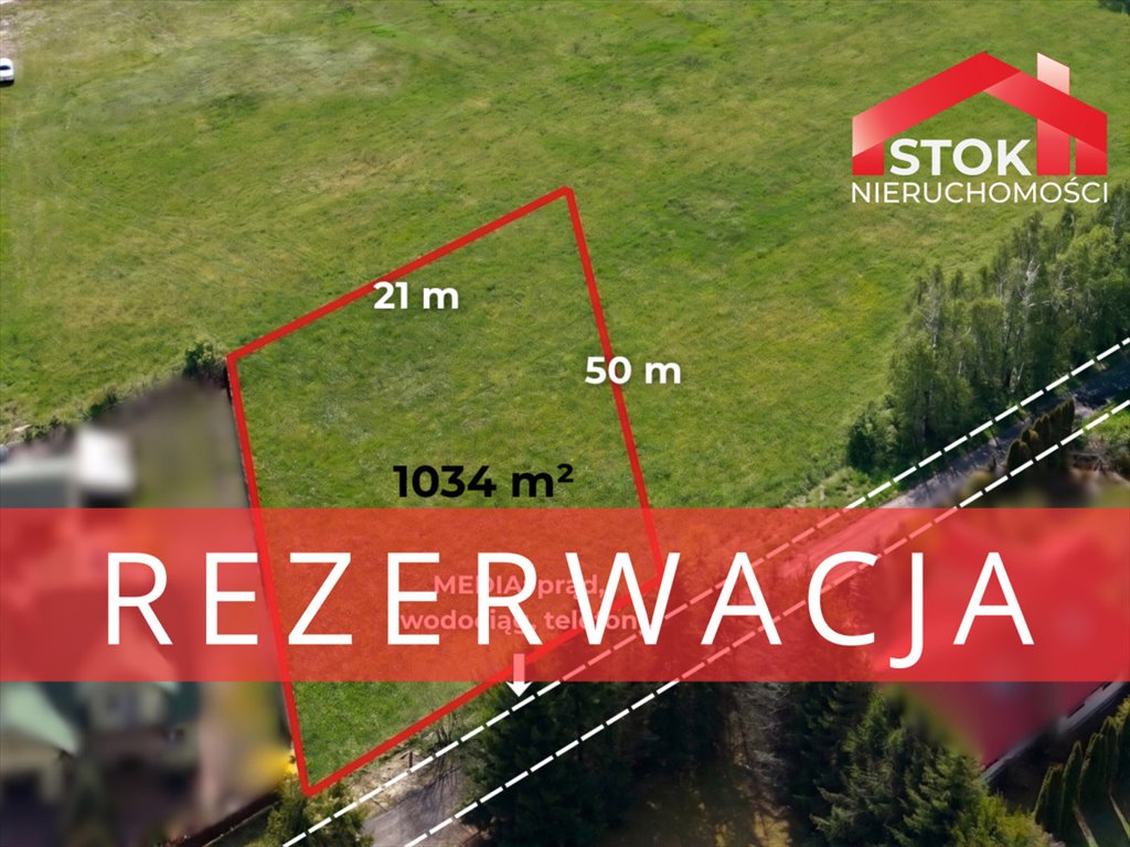 Działka 1034 m² pod dom i usługi w Dojlidach Górnych Białystok, Dojlidy Górne, Rzeczna  1 034m2 Foto 1