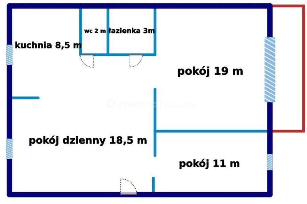 Mieszkanie trzypokojowe na sprzedaż Iława, Centrum, Sobieskiego  62m2 Foto 14