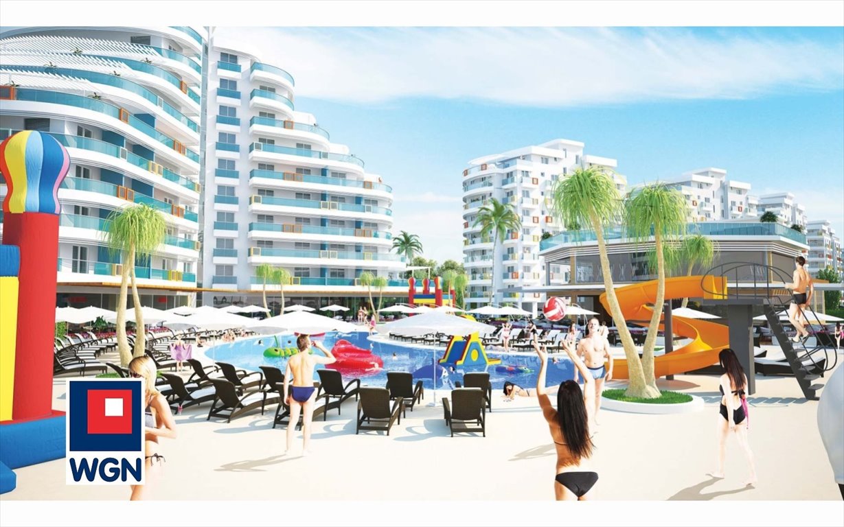 Studio 47 m2 z tarasem blisko plaży Long Beach Cypr, Iskele, Famagusta, Long Beach  47m2 Foto 1