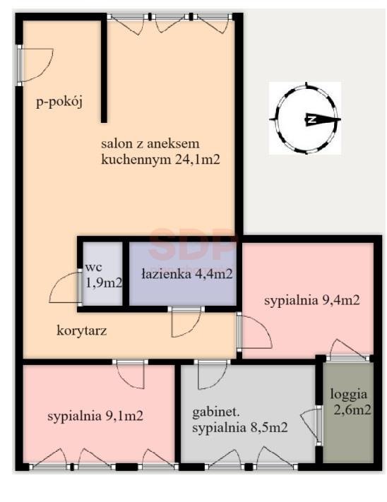 Mieszkanie czteropokojowe  na sprzedaż Wrocław, Śródmieście, Śródmieście, Rychtalska  71m2 Foto 2