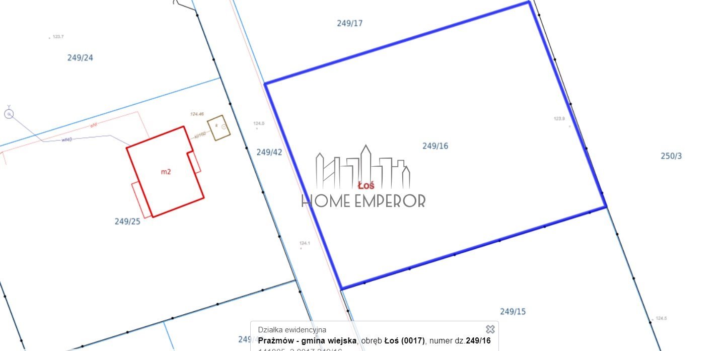 Działka budowlana na sprzedaż Łoś, Zajęcza  1 500m2 Foto 2