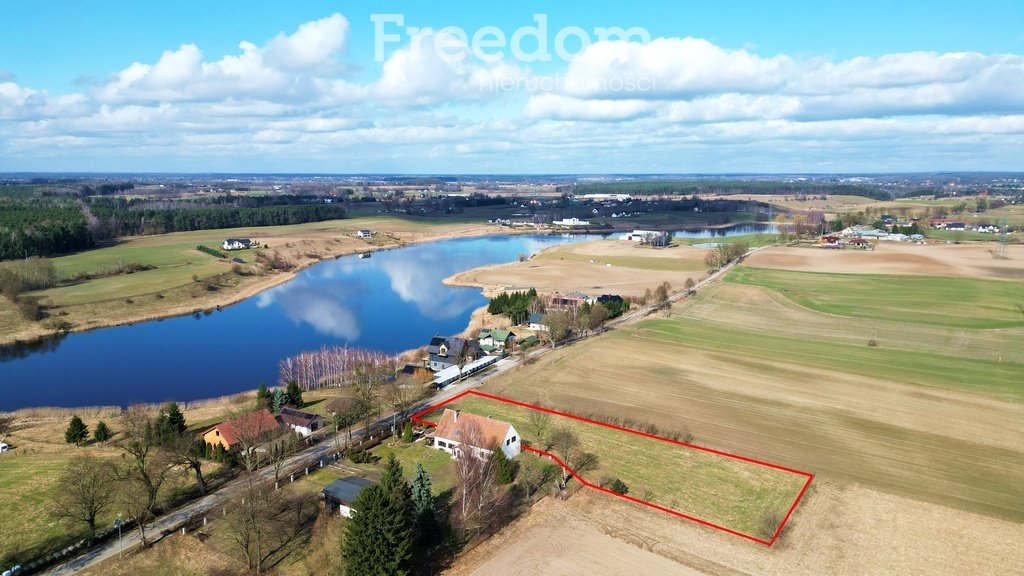 Działka nad jeziorem Kałdun – widok, media, 3700 m² Kałduny, Julin  3 700m2 Foto 1