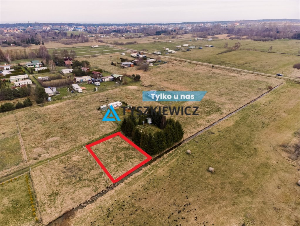 Działka rolna 434 m2 pod rekreację w Karwieńskich Błotach Karwieńskie Błoto Drugie  434m2 Foto 1