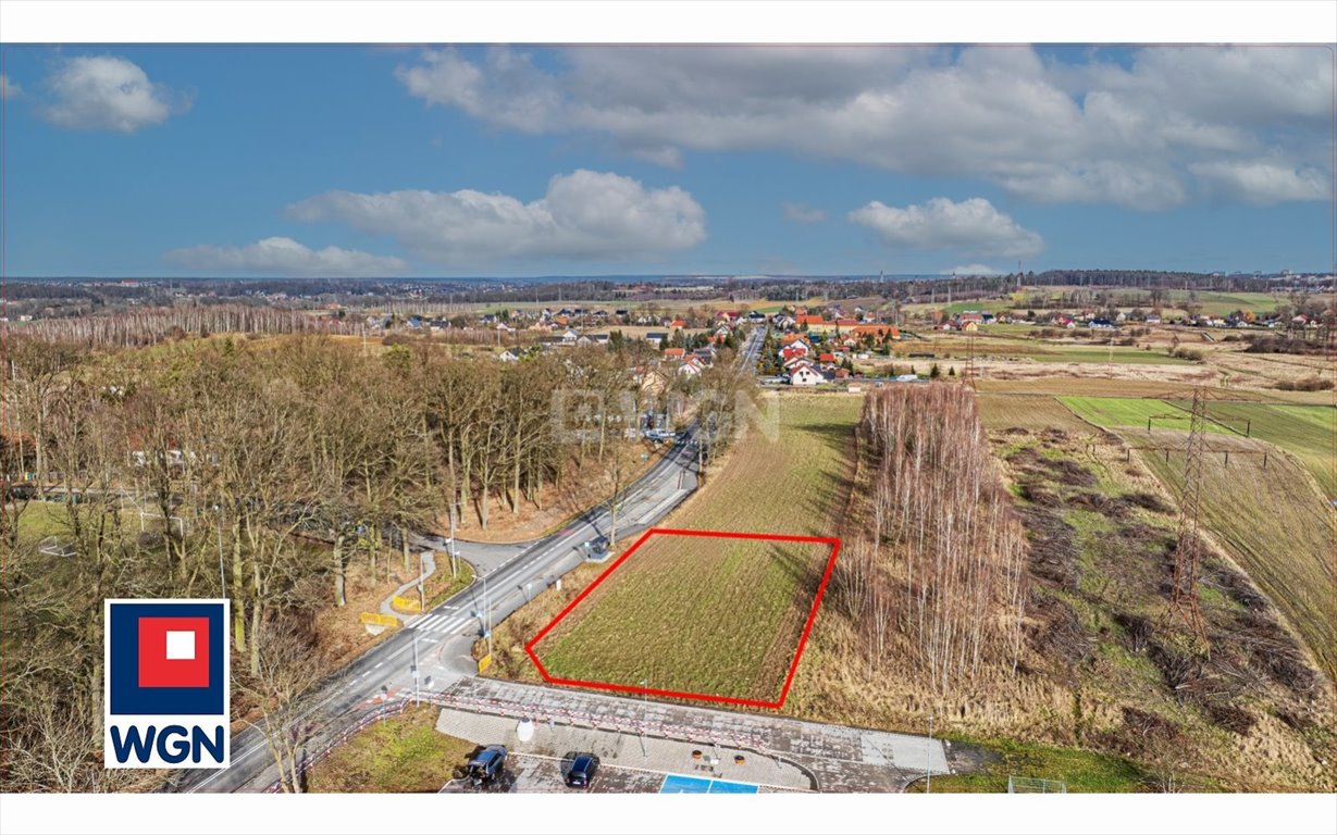 Działka budowlana 1075 m² w Bożejowicach – media, asfalt, spokojna okolica Bożejowice, Centrum  1 075m2 Foto 1